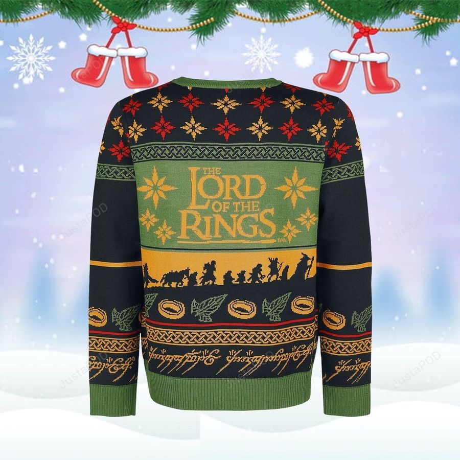 The Lord of the Rings Ugly Sweater Ugly Sweater Christmas