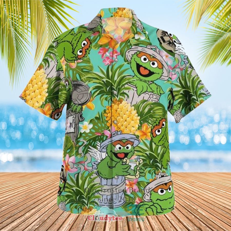 The Muppets Oscar the Grouch Pineapple Hawaiian Shirt – LIMITED EDITION