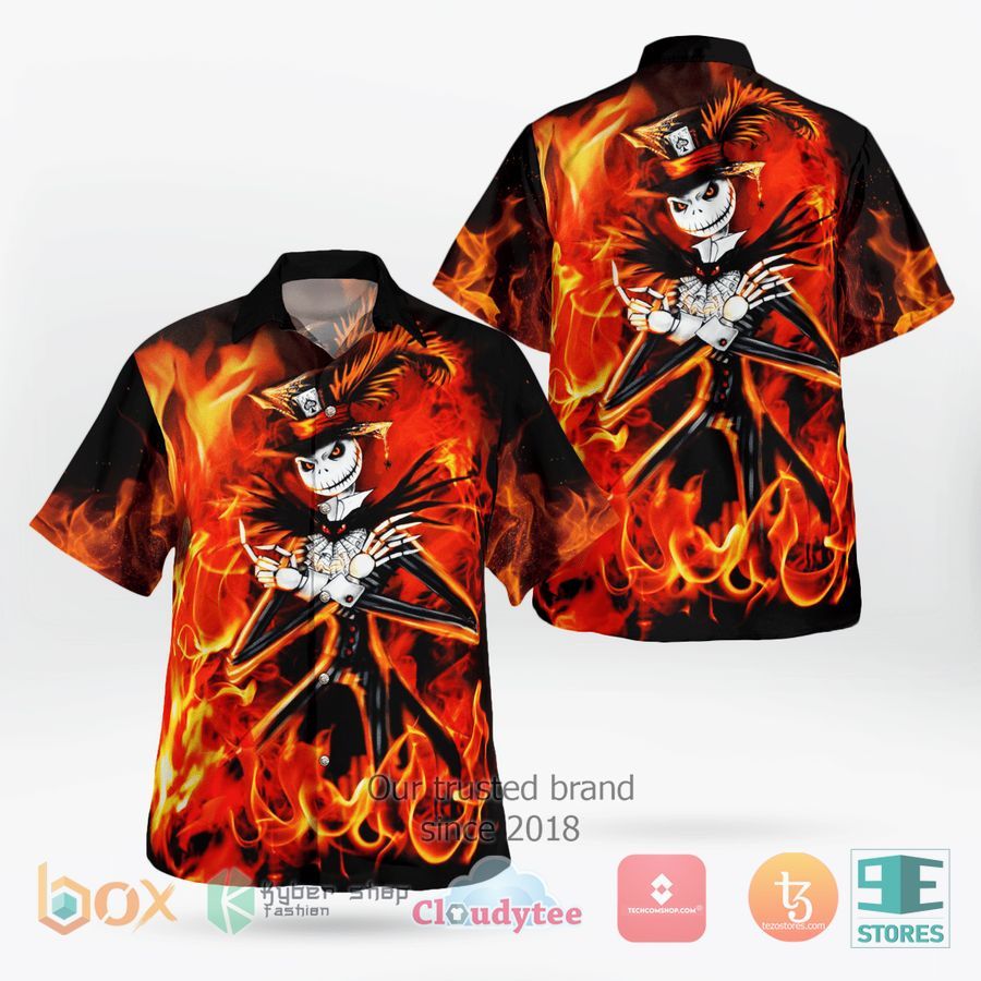 The Nightmare Jack Skellington Fire Hawaiian Shirt – LIMITED EDITION