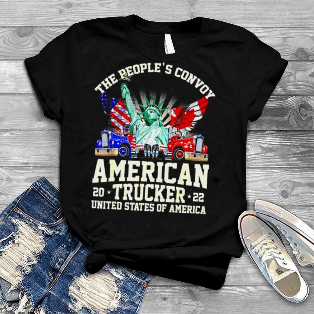 The People’s Convoy 2022 America Truckers Freedom Convoy Usa T Shirt