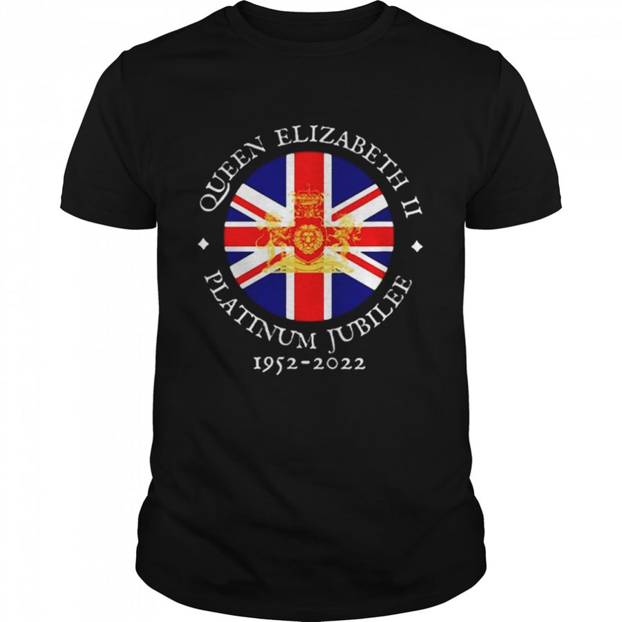 The Queen’s Platinum Jubilee 70 Years 1952-2022 Celebration British Monarch Queen Elizabeth II T-Shirt