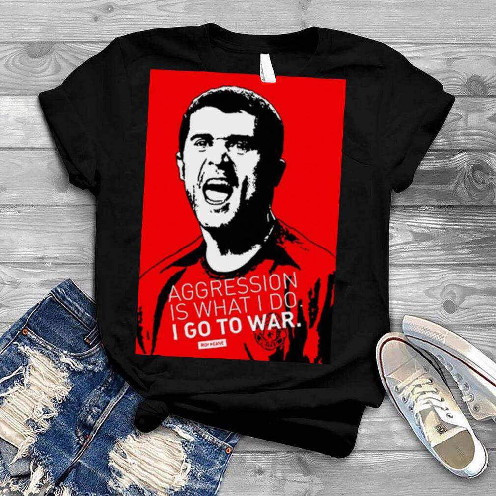 The Red Design Of Roy Keane Manchester United shirt