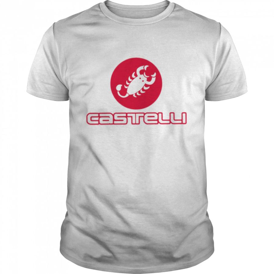 The Red Logo Castelli Cycling Sports shirt
