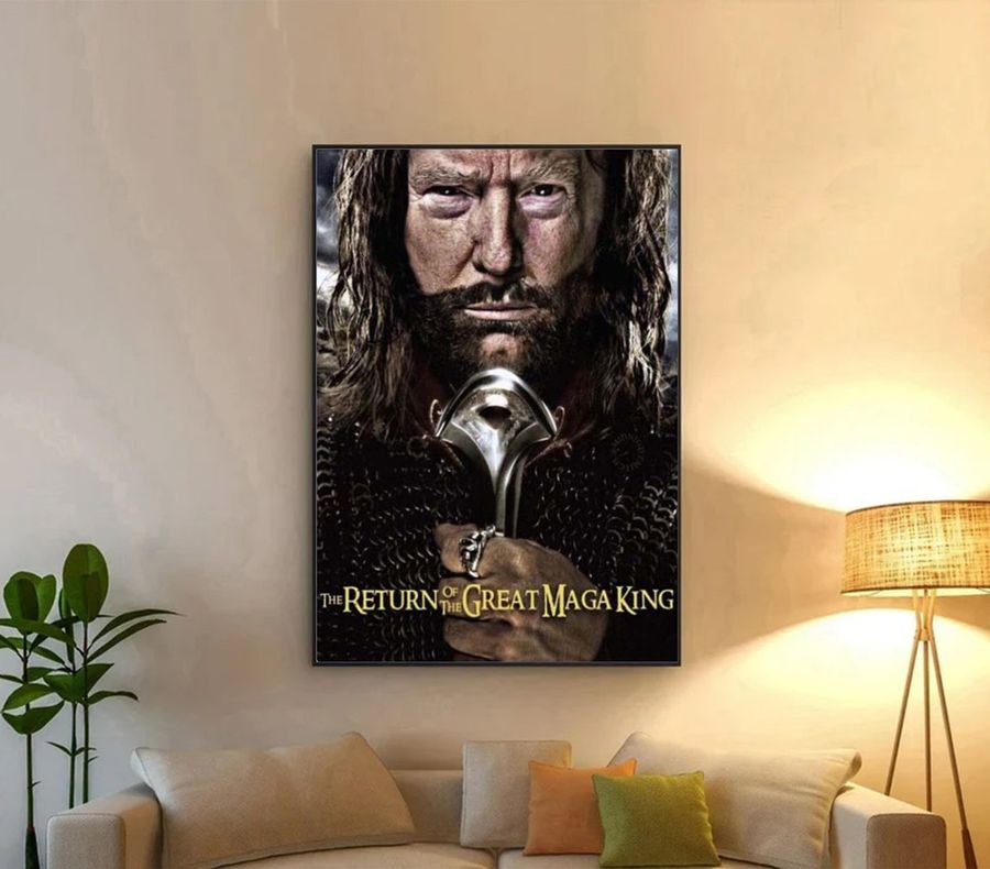 The Return of the Great Maga King Maga Trump Poster