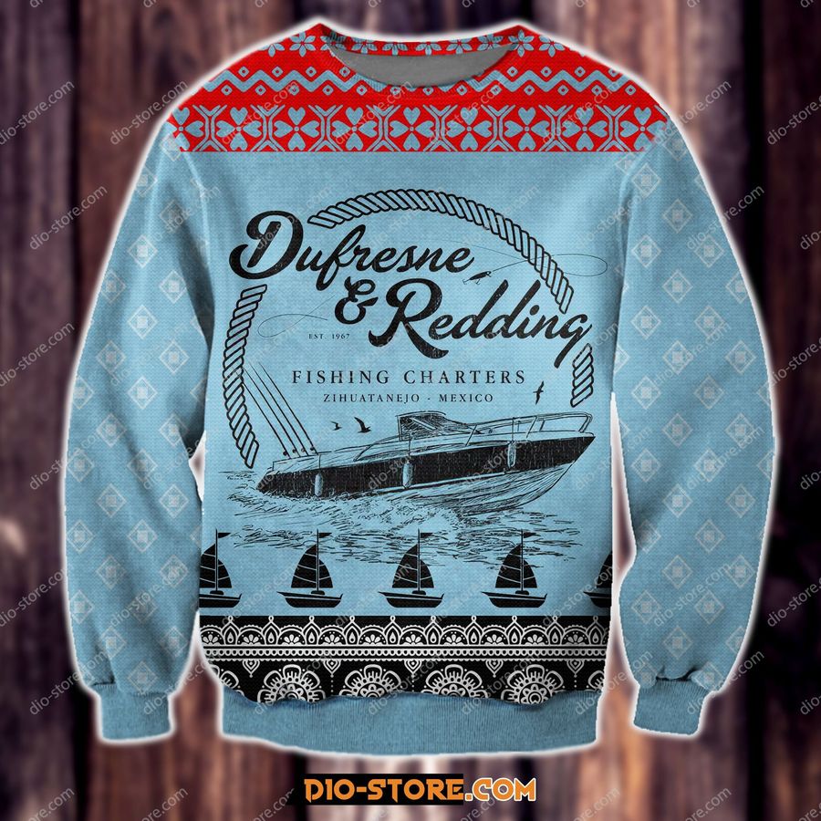 The Shawshank Redemption Ugly Christmas Sweater All Over Print Sweatshirt