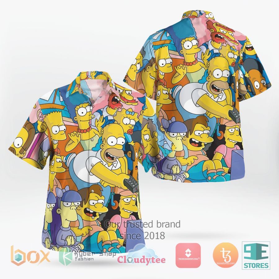 The Simpsons 3d illusion Hawaiian Shirt – LIMITED EDITION