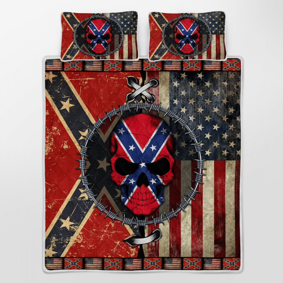 The Southern American Skull Bedding Set.png