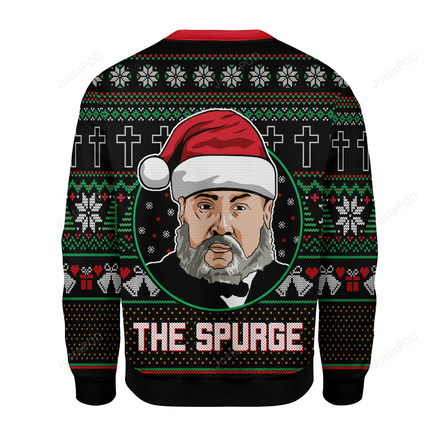 The Spurge Ugly Christmas Sweater All Over Print Sweatshirt Ugly