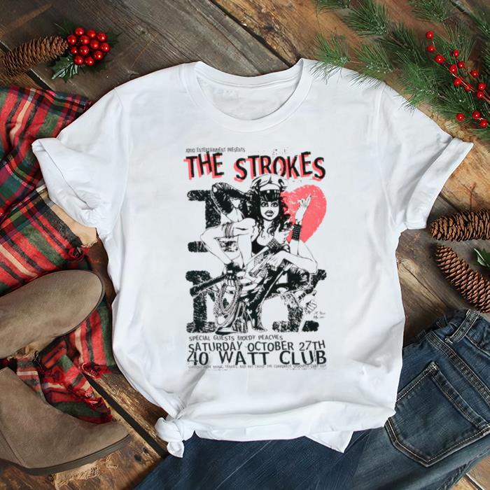 The Strokes Retro Pop Rock Band shirt