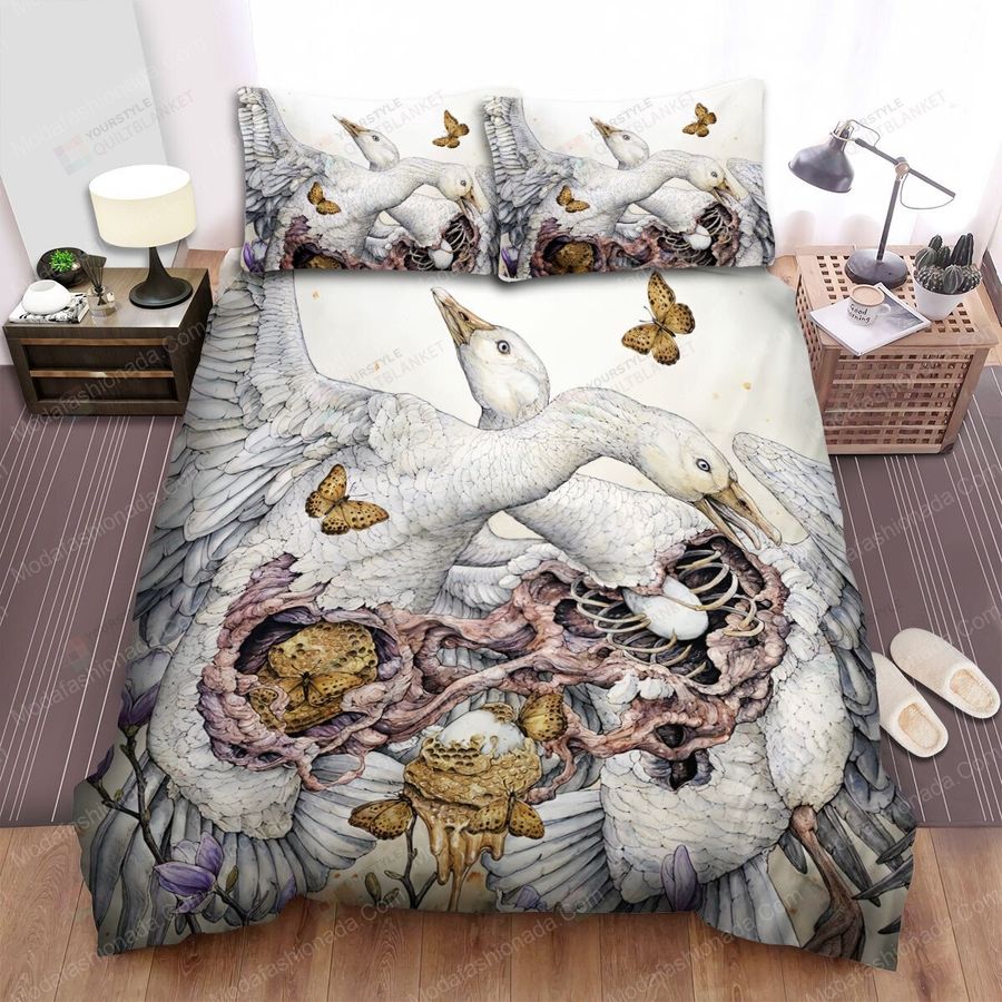 The Swan Decomposing Art Animal 19 Bedding Sets