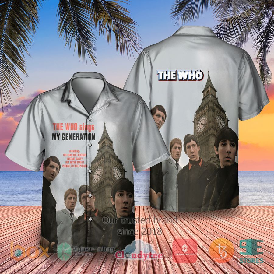 The Who Sings My Generation Album Hawaiian Shirt – LIMITED EDITION
