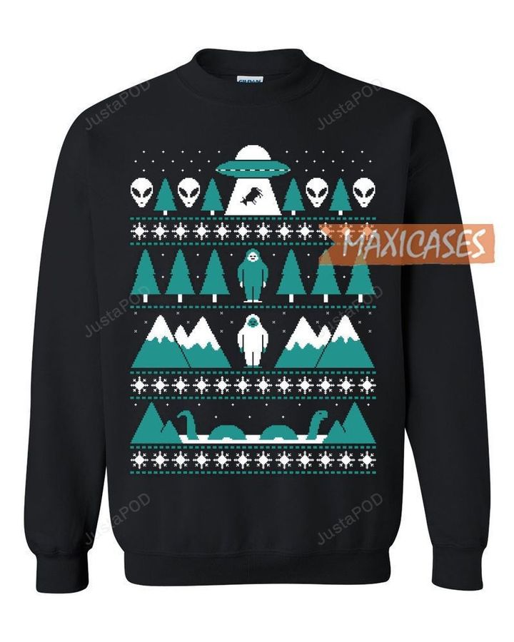 The X-Files I Want to Believe Ugly Christmas Sweater Ugly