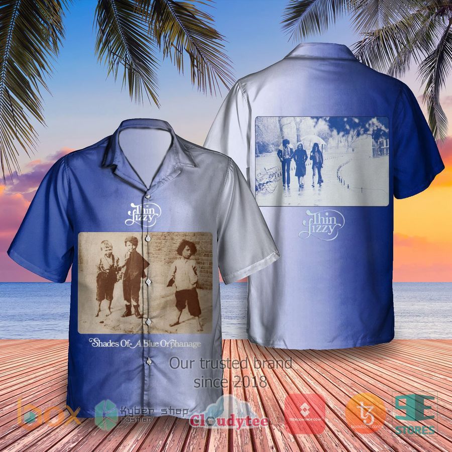 Thin Lizzy Shades of a Blue Orphanage Album Hawaiian Shirt – LIMITED EDITION