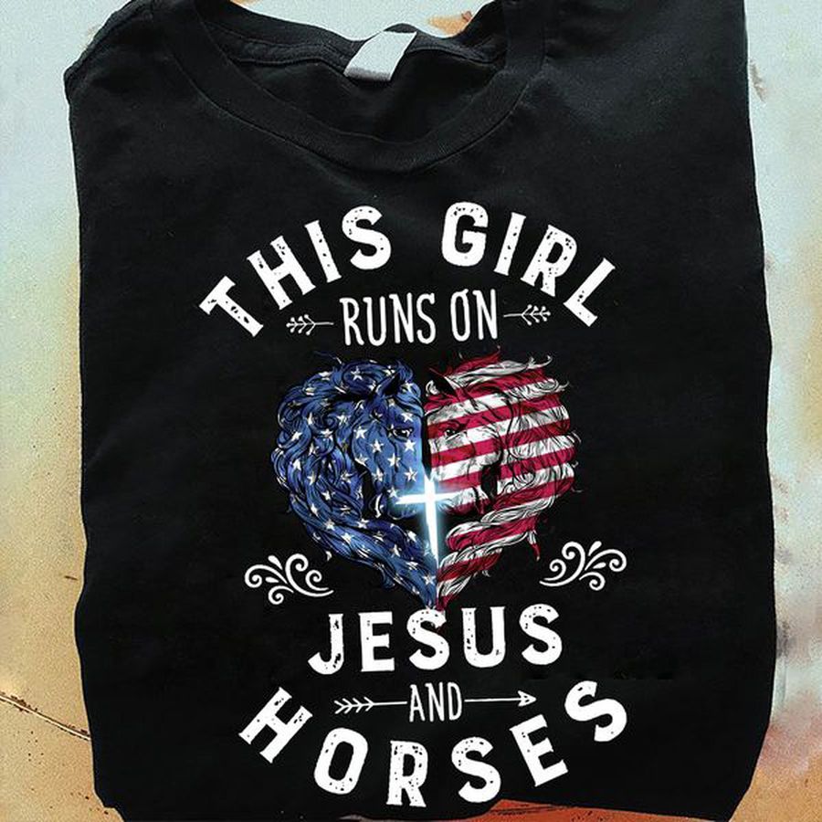 This Girl Runs On, Jesus And Horse, American Horse, Independence Day, 4th Of July