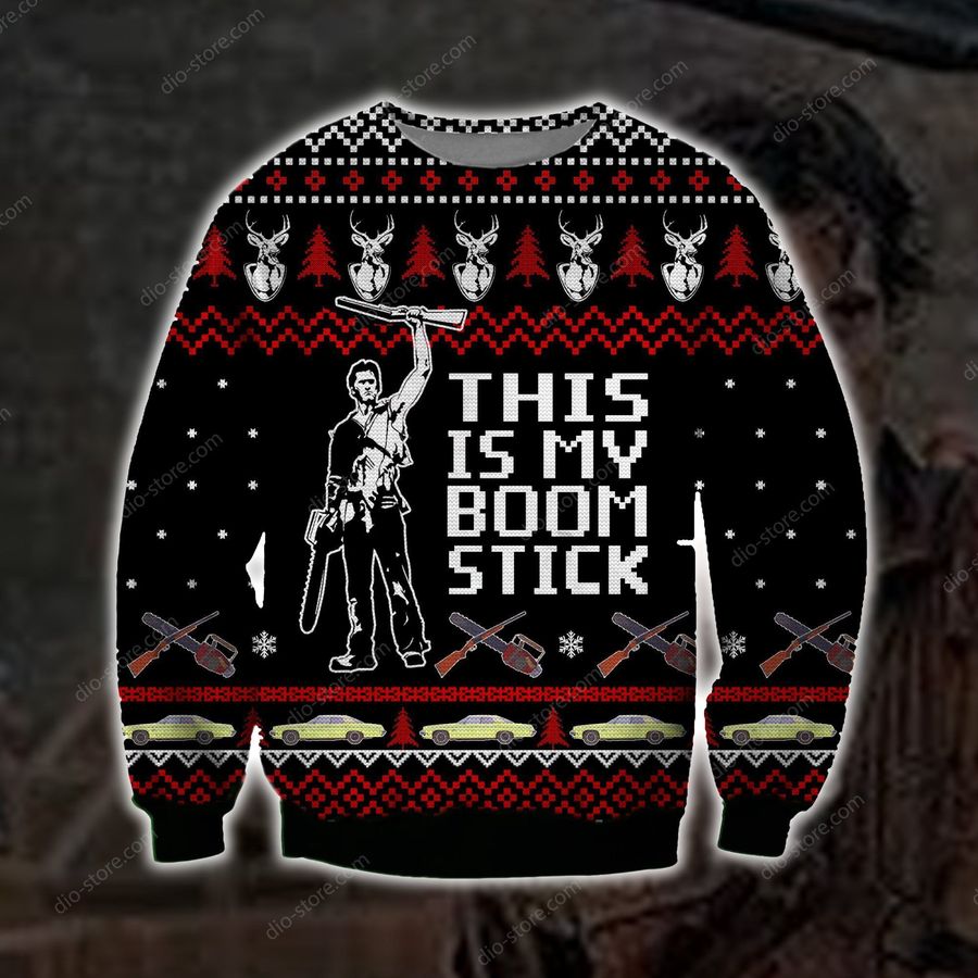 This Is My Boomstick Knitting Pattern For Unisex Ugly Christmas