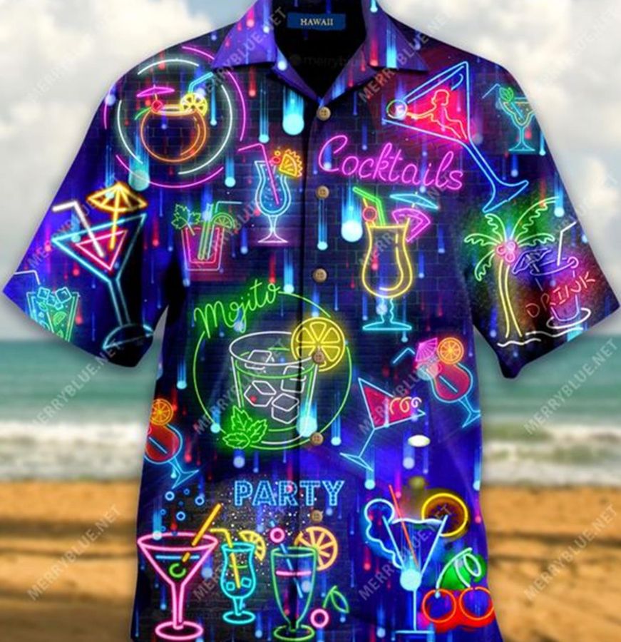 Time To Dr-ink Cocktail And Dance On The Table Unisex Hawaiian Shirt