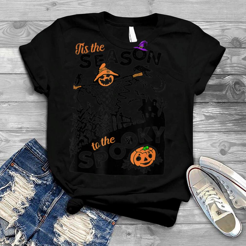 Tis The Season To Be Spooky Halloween Pumpkin T Shirt