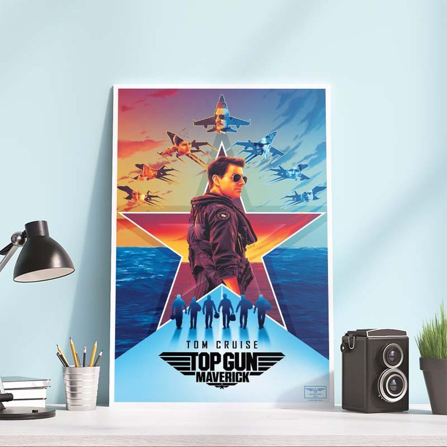 Tom Cruise Top Gun Maverick by Doaly New Poster Canvas Poster