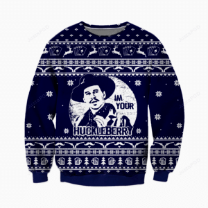 Tombstone Knitting Ugly Christmas Sweater All Over Print Sweatshirt Ugly