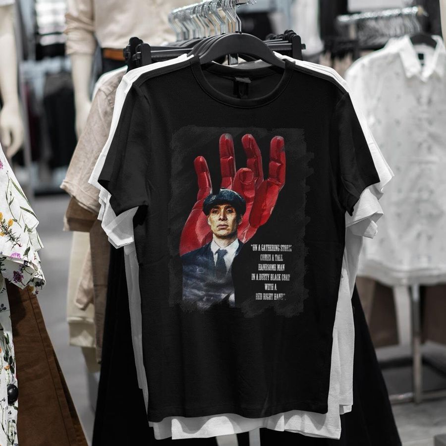 Tommy Shelby Red Right Hand Peaky Blinders Classic Unisex T-Shirt