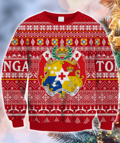 Tonga Ugly Christmas Sweater All Over Print Sweatshirt Ugly Sweater