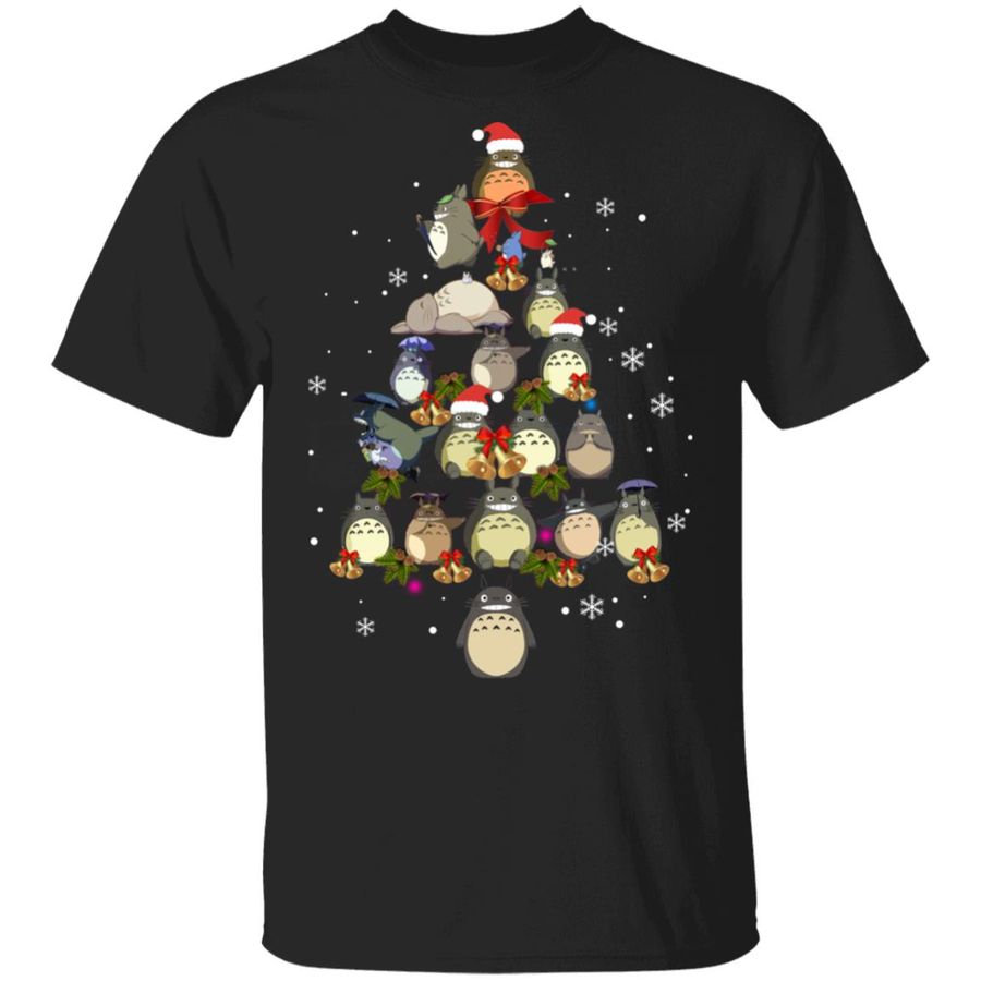 Totoro christmas tree christmas shirt, Hoodie
