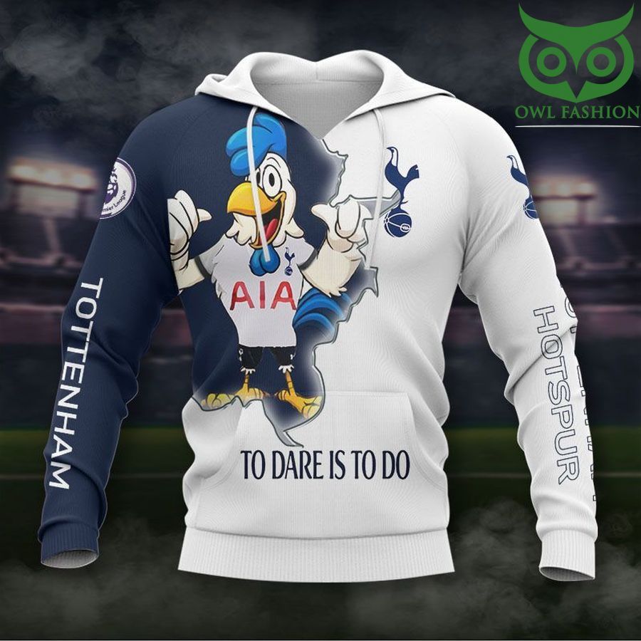 Tottenham Hotspur F.C to dare is to do chicken mascot 3D shirt