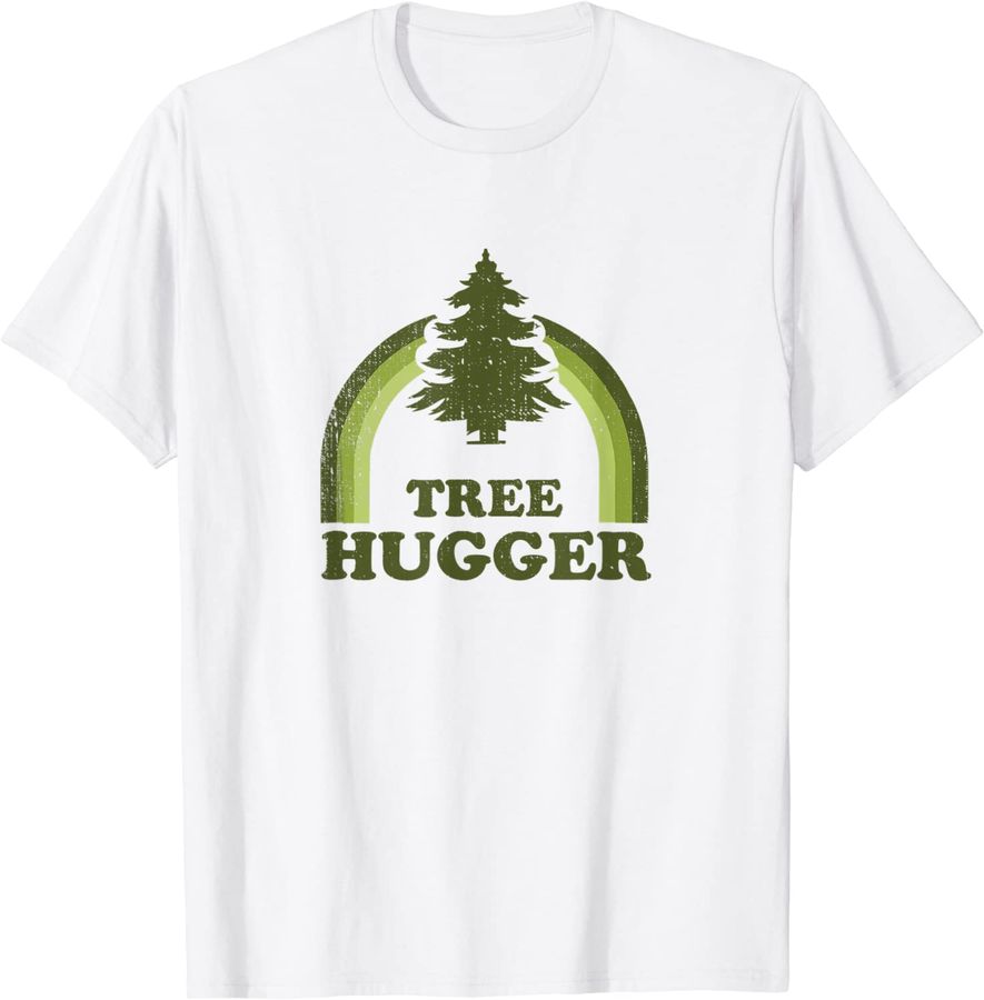 Tree Hugger Retro Vintage Environmental Nature Lover Earth_1