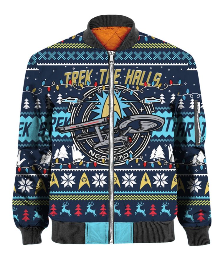 Trek The Halls 3D Print All Over Christmas Shirt, hoodie