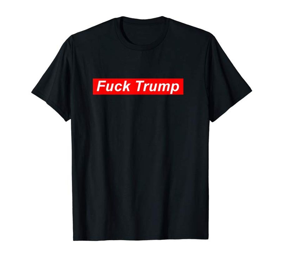Trending Fuck Trump Red Box Logo Shirt