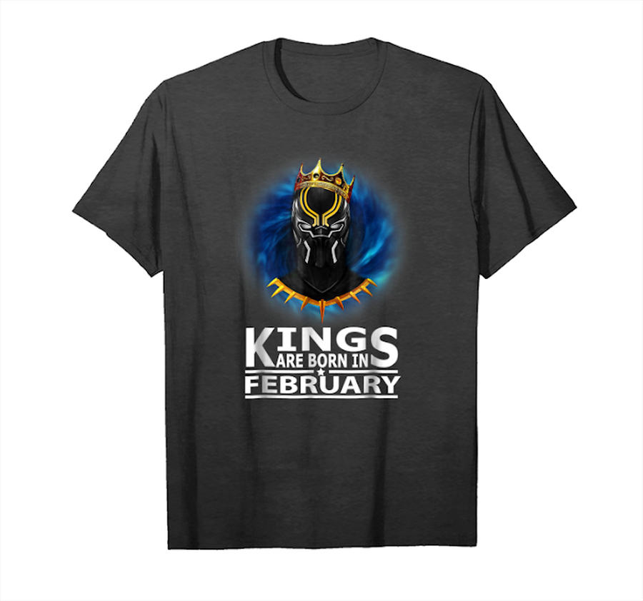 Trending Kings Are Born In February Panther Legends Tshirt Unisex T-Shirt.png