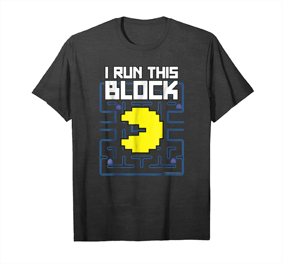 Trending Pac Man I Run This Block Graphic T Shirt Unisex T-Shirt.png
