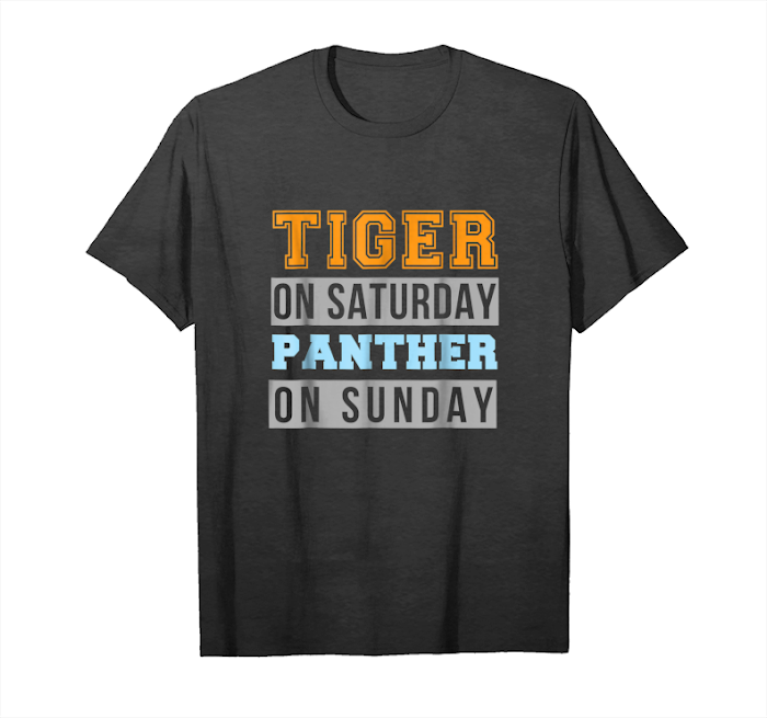 Trending Panther Sunday Tiger Saturday Football Carolina Unisex T-Shirt