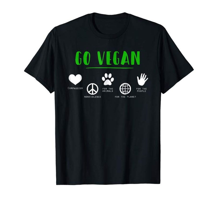 Trending Vegan Cute Gift T Shirt – Go Vegan For The Planet