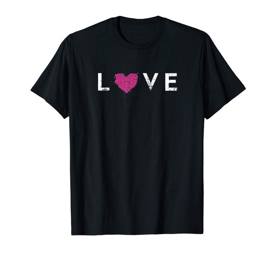 Trending Womens Simple Beautiful Love T-Shirt With A Heart