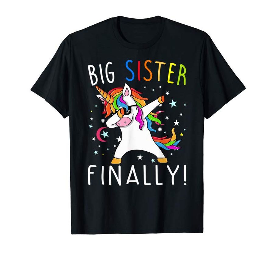 Trends Big Sister Finally Unicorn Shirt – Unicorn Shirt For Girl