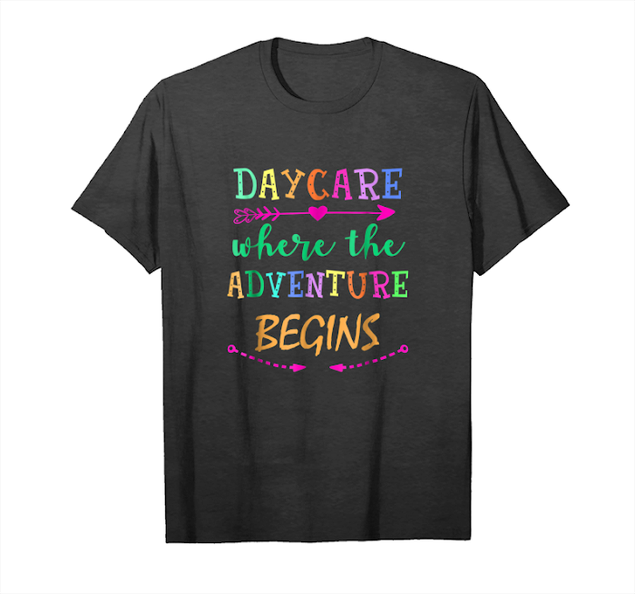 Trends Daycare Adventure Begins Teacher Back To School T Shirt Unisex T-Shirt.png