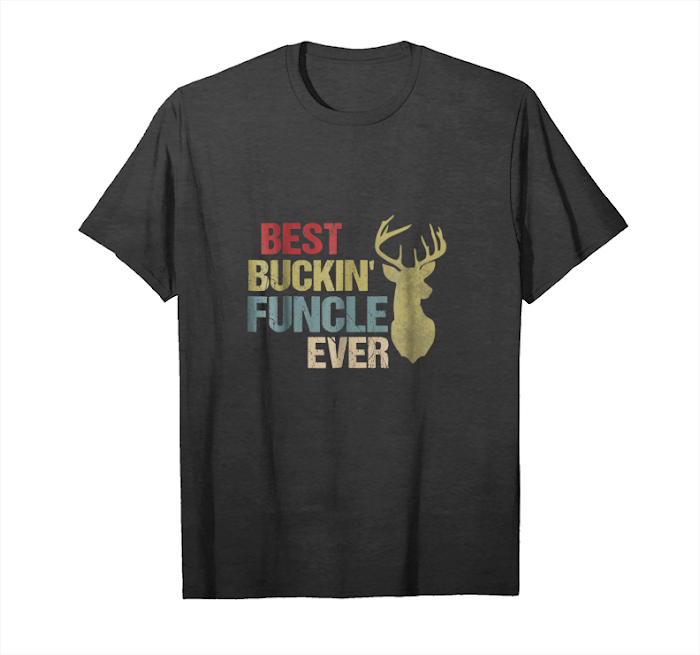 Trends Mens Best Buckin Funcle Ever Shirt Deer Hunting Uncle Unisex T-Shirt