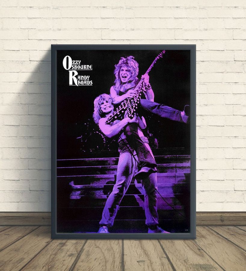 Tribute Ozzy Osbourne Randy Rhoads 1987 Poster