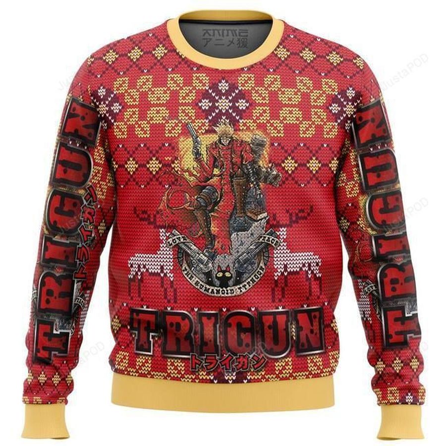 Trigun Alt Ugly Christmas Sweater Ugly Sweater Christmas Sweaters Hoodie