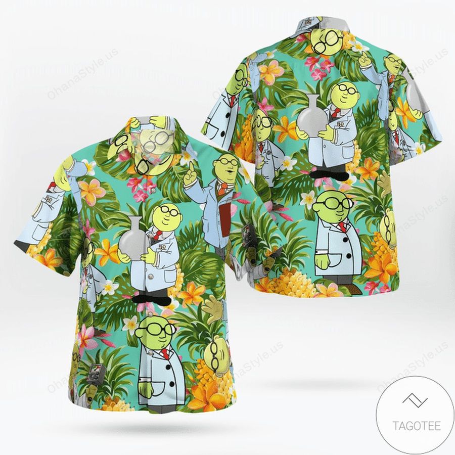 Tropical Dr Bunsen Honeydew Hawaiian Shirt