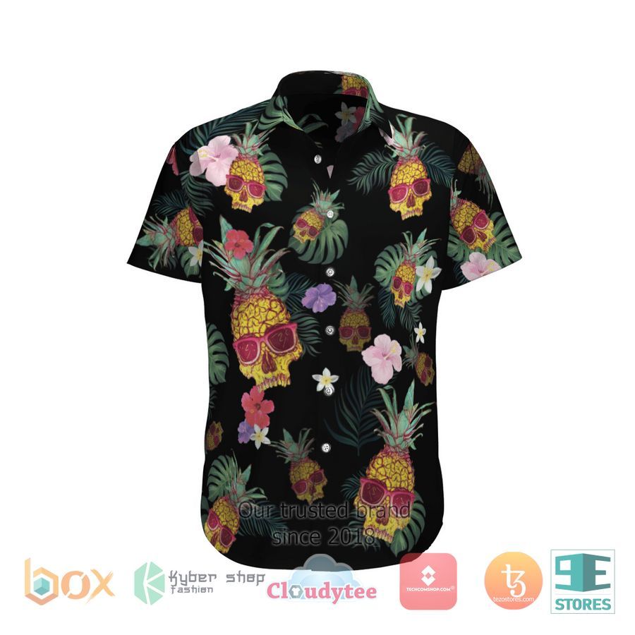 Tropical Pineapple Skull Hawaiian Shirt – LIMITED EDITION