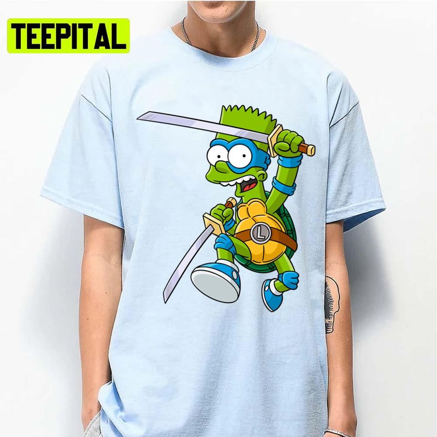 Turtle Bart Simpsons Teenage Mutant Ninja Turtles Unisex T-Shirt