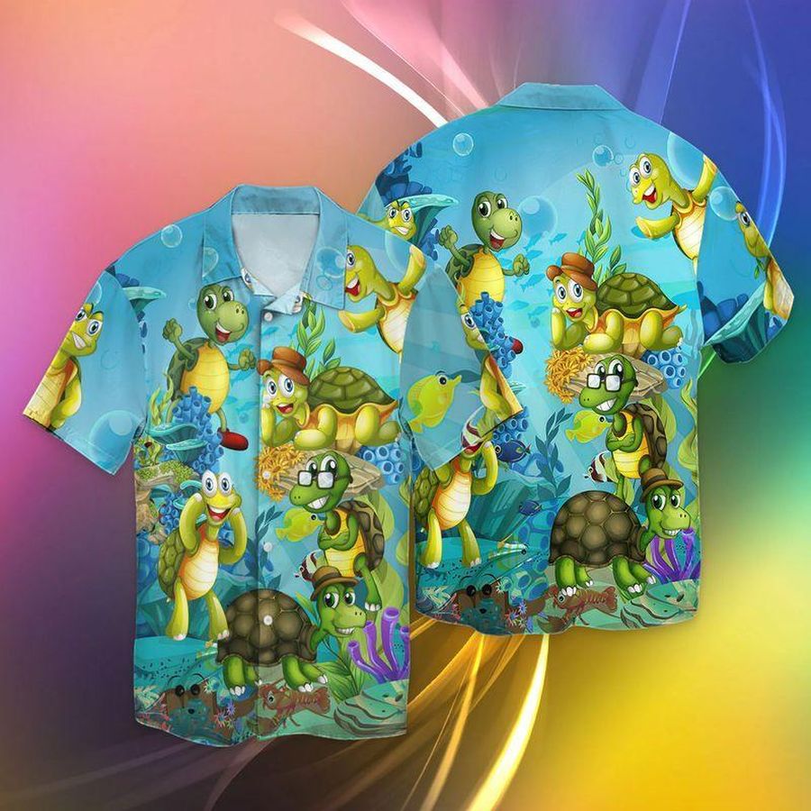 Turtle Hawaiian Shirt Pre12206, Hawaiian shirt, beach shorts, One-Piece Swimsuit, Polo shirt, Personalized shirt, funny shirts, gift shirts