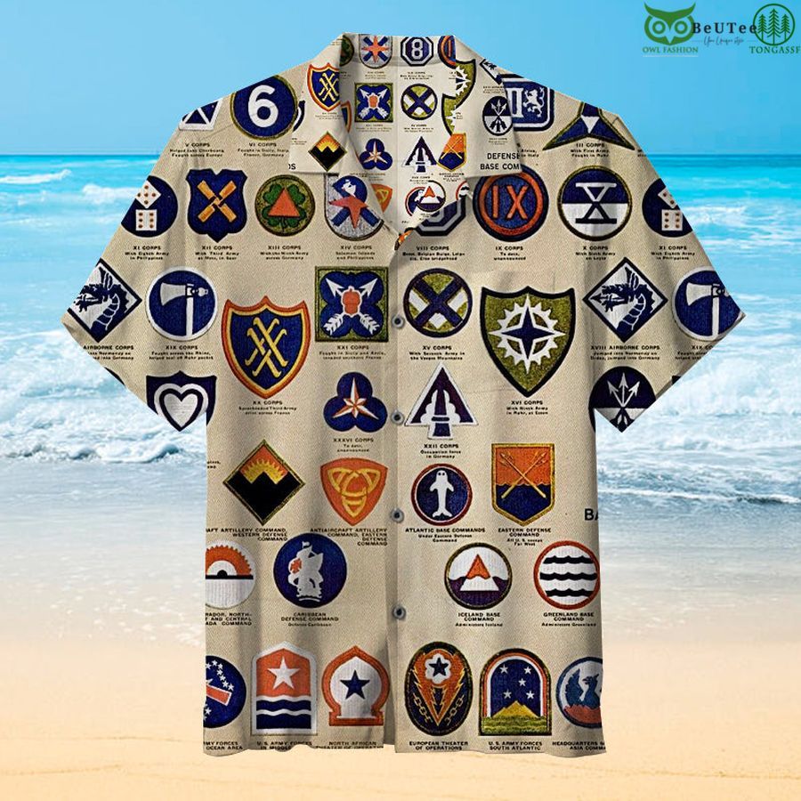 U.S. Military Medal Hawaiian Shirt