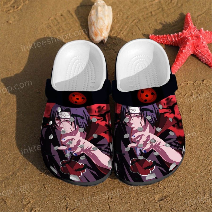 Uchiha Itachi Anime Sku 0603 Crocs Clog Shoes