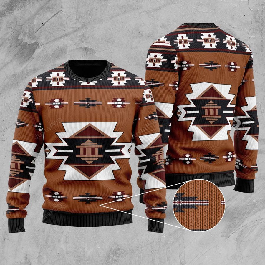 United Tribes Native American Ugly Christmas Sweater All Over Print