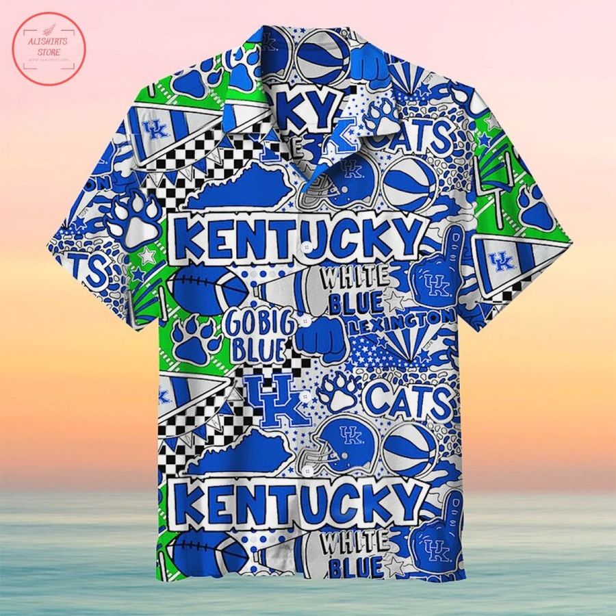 University Of Kentucky Wildcats Hawaiian Shirt