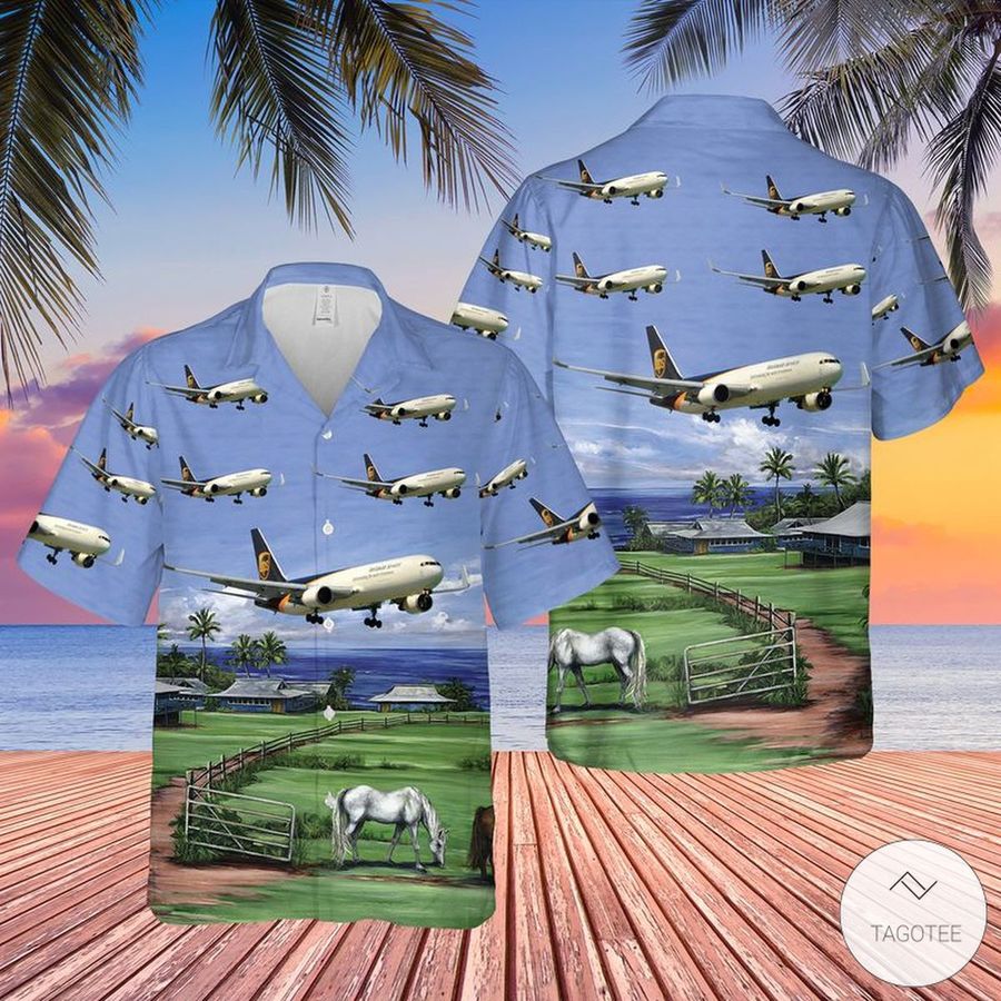 Ups Boeing 767-300fer Hawaiian Shirt