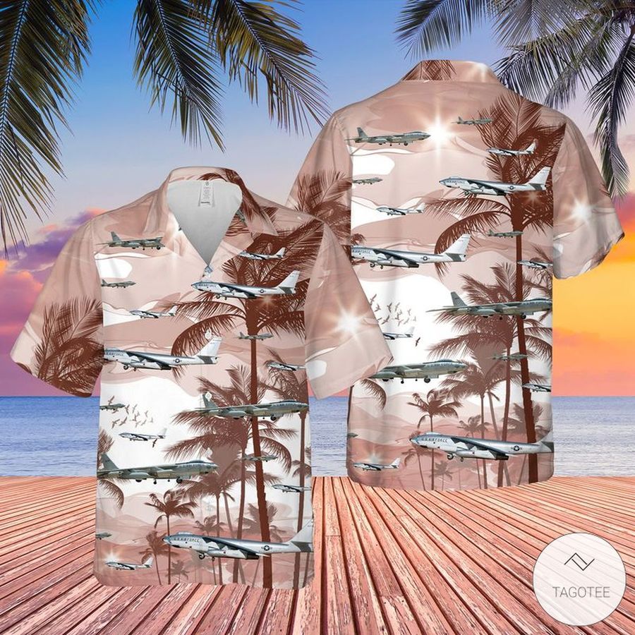 Us Air Force Boeing B-47 Stratojet Hawaiian Shirts